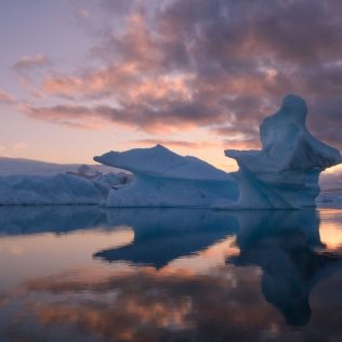 glacier lagoon in iceland