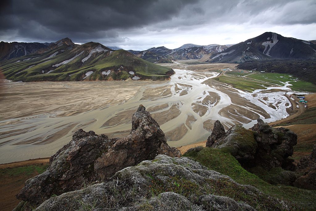 Fantastic landscape in Landmannalaugar