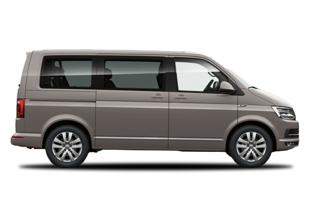 VW Caravelle 9 seater van rental in Iceland